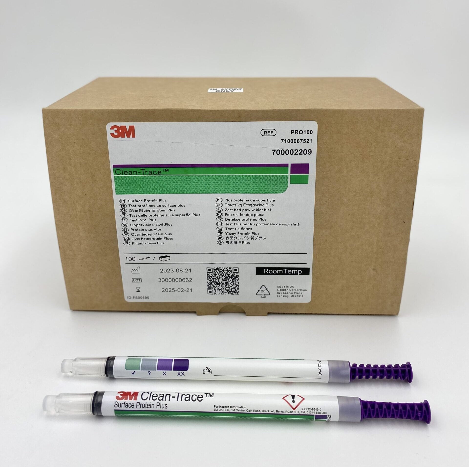 Neogen ( Formally 3M) Clean-Trace - Rapid Protein Detection image 0