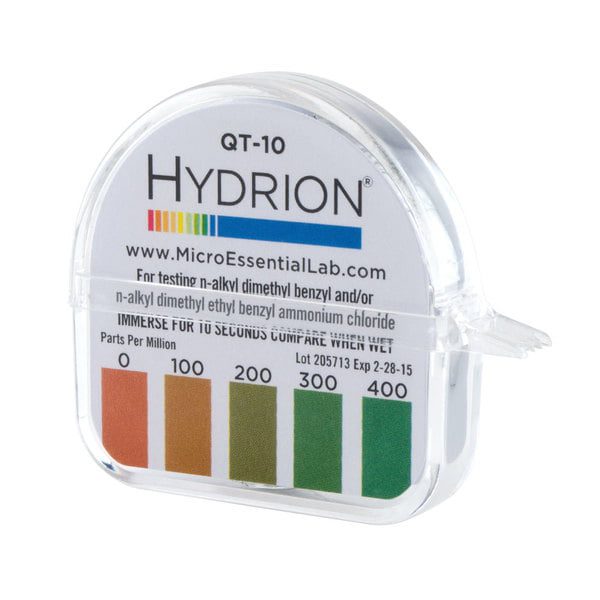 Hydrion Quaternary Ammonium 0-400ppm image 0