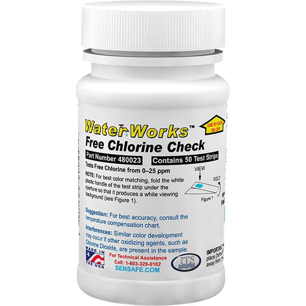 WaterWorks Free Chlorine Check 0-25 ppm (mg/l) image 1