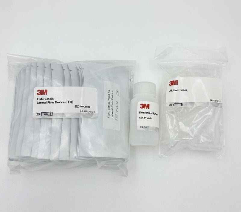 3M Fish Allergen Rapid Kit for you inhouse allergen testing needs.