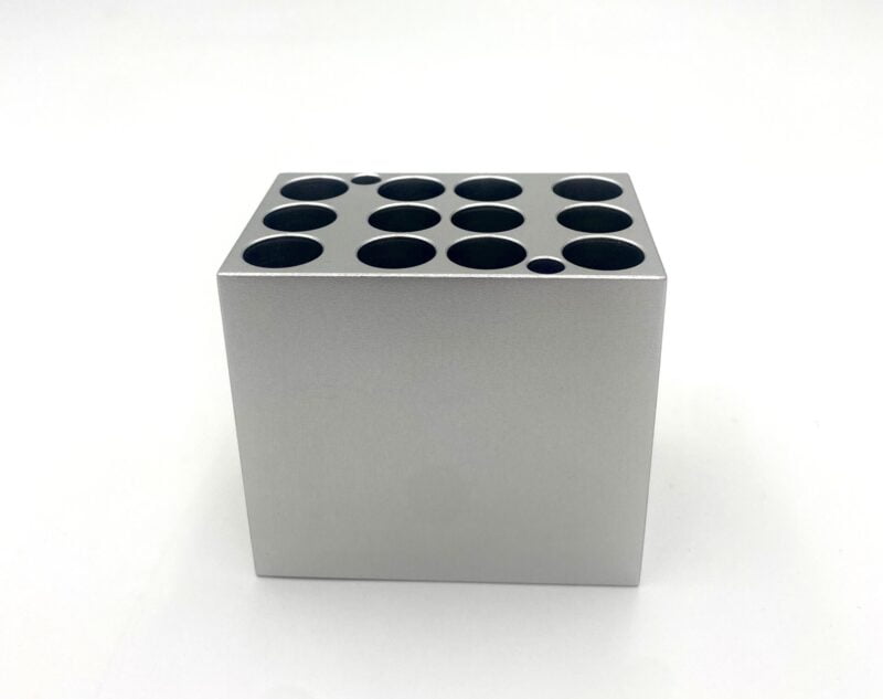 12 Well Block For MINIT Small Incubator. This can be purchased as a spare block for your MINIT incubator.