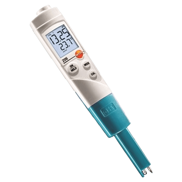 Afdeling Polair prinses Testo 206 pH-2 Temperature Thermometer - HACCP Plus