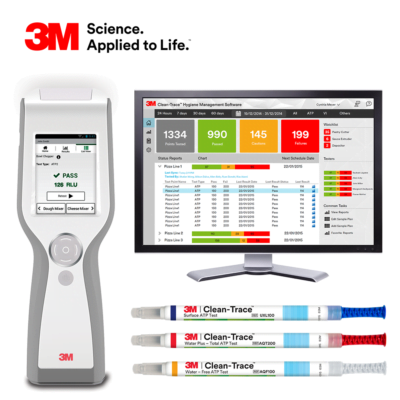 3M Clean-Trace - Hygiene Monitoring & Management System is ideal for companies in the Australian food and beverage industry to bring their hygiene testing inhouse. Clean-Trace provides a 10 second surface hygiene result, allowing you to take corrective action immediately.